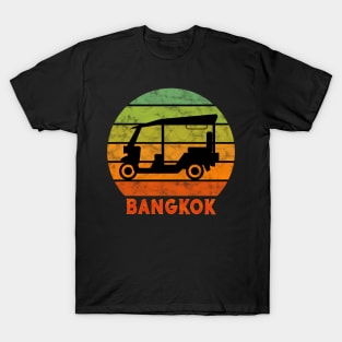 Bangkok Tuk Tuk On A Rainbow Of Colors T-Shirt